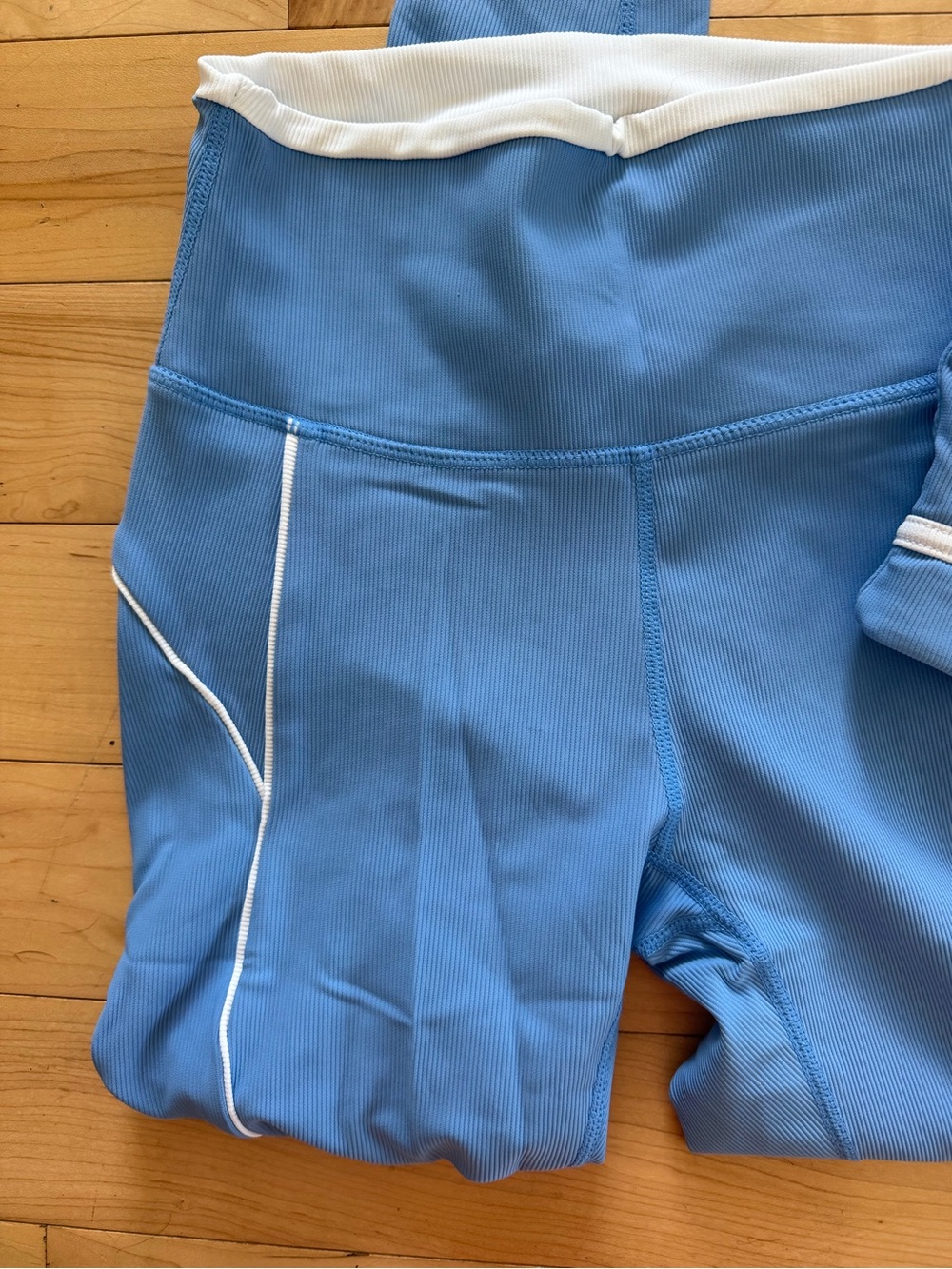 WILO Blue Athletic Crop Tank & Legging Set XS - Picture 3 of 4
